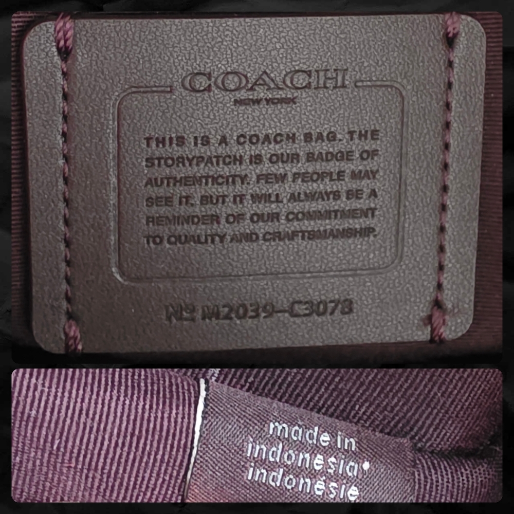 Coach C3078 Dempsey Tote Pink Pebbled Leather Shoulder Bag - Picture 15 of 16